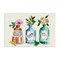 Stupell Industries Floral Alcohol Bottles Canvas Wall Art Design by Kate Eldridge